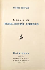 Catalogue-Rostand